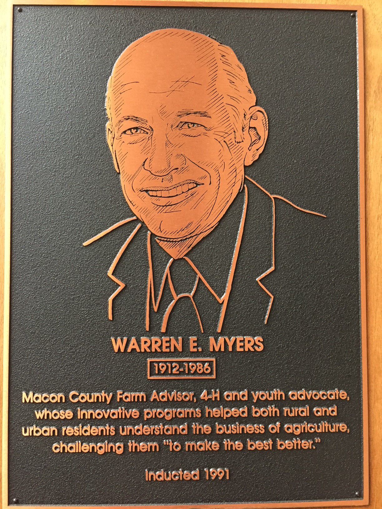 Wall of Fame: Warren E. Myers